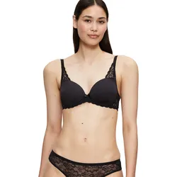 Schalen-BH TRIUMPH "Amourette Spotlight WHP X", Damen, Gr. 75, Cup E, schwarz, Obermaterial: 63% Polyamid, 22% Polyester, 15% Elasthan (LYCRA), unifarben, klassisch, BHs, Spitzendetails