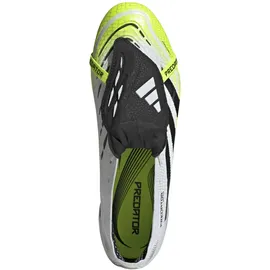 adidas Predator Elite FG Herren Cloud White/Core Black/Lucid Lemon 45 1/3