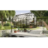 Vitavia Gewächshaus Uranus 11500 Schwarz 11,5 m2 inkl. Fundament
