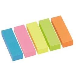 inFO Brillantmix Haftmarker farbsortiert 5x 100 Streifen