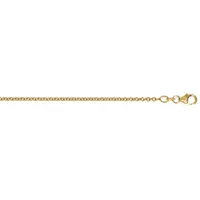 Goldkette ONE ELEMENT "Halskette Rundankerkette aus 585 Gelbgold Ø 2 mm" Gr. 45, gold, Halsketten, Damen, 45, Gelbgold 585 Gold, Gelbgold 585, Gold, Goldkette, Damen Gold Schmuck Rundankerkette