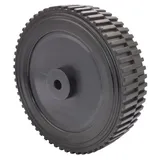 Wagner System GmbH WAGNER Vollscheibenrad - Durchmesser Ø 150 x 40 mm, Achsloch Ø 10 mm, Kunststoff, schwarz, Tragkraft 30 kg - 03815001