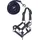 hkm kids Hobby Horsing Basic Halfter und Strick One Size Dunkelblau