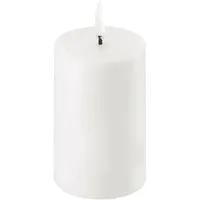 uYuni LED Stumpenkerze 5 x 7,5 cm weiß