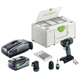 Festool TXS 18 Akku-Bohrschrauber Basic-Set inkl. 1 x 8,0 Ah Akku + Ladegerät
