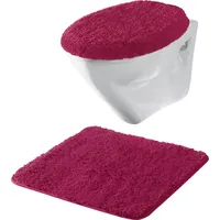 Erwin Müller Hänge-WC-Set 2-TLG. Rhodos Uni, WC-Vorlage, WC-Deckelbezug rutschhemmend