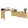 OTTO home Eckschreibtisch Luven Kiefer naturbelassen / Beige