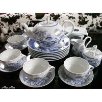 Hutschenreuther Blue Style-Zwiebelmuster Teeservice 22-tlg. NEUWARE 1.Wahl & OVP