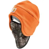 Carhartt Men's Fleece 2 in 1 Headwear, Brite Orange, One Size - Einheitsgröße