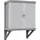 Terry Rolling Space Wandkabine 59 x 36 x 59 cm Grau