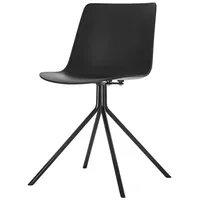 Paperflow 2 meet powered by PAPERFLOW Schalenstühle DN CHDNSX2.01.01 schwarz Kunststoff