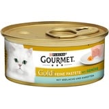 Purina 48 x 85g Feine Pastete Mix, 4 Sorten Gourmet Katzenfutter nass