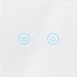 Logilink SH0125 - WLAN Wandschalter, 2-fach, TUYA