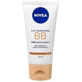 NIVEA BB MITTEL BIS DUNKEL 5IN1 24h FEUCHTIGKEIT LSF 15 Gesichtscreme 50,0 ml