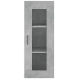 vidaXL Wandschrank Betongrau 34,5x34x90 cm
