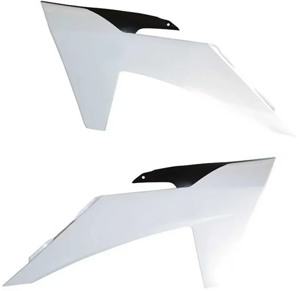 Rtech Ktm Exc/exc-f/sx/sx-f/xc/xc-f/xc-w/xcf-w (2023-2024) Kühlerverkleidungen - White / Black - One Size
