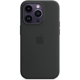 Apple Silikon Case mit MagSafe für iPhone 14 Pro Mitternacht