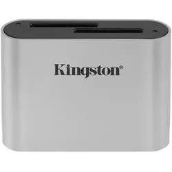 Kingston Workflow - Kartenleser - USB-C 3.2 Gen 1 - mit 2 Steckplätzen
