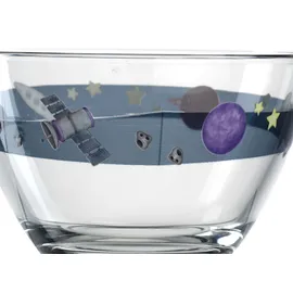 LEONARDO Schüssel Bambini Avventur, Kalk-Natron Glas, (Set, 6 Schüsseln, Kindermotiv, robust, Spülmaschinengeeignet bunt
