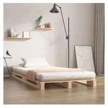 vidaXL Palettenbett 100 x 200 cm Brown