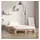 vidaXL Palettenbett 100 x 200 cm Brown