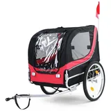 RAMROXX Hundeanhänger rot/schwarz