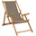 vidaXL Gartenstuhl 1 St. 59 x 65 x 108 cm schwarz