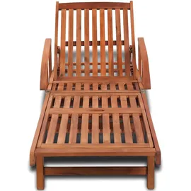 vidaXL Sonnenliege 200 x 68 x 83 cm natur