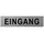PRO PLUS Aluminium Türschild 160x40mm Eingang