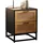 Wohnling Nachttisch WL6.829 45 x 56 x 45 cm Schwarz
