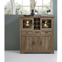 Highboard VIENNA - braun