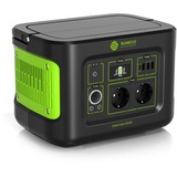 SOLARCUBE Tragbare Powerstation | 448Wh MaxAkku | LiFePO4-Batterie | bis zu 1000W Spitzenleistung | 3000+ Ladezyklen | 230V Steckdose | USB-C | Balkonkraftwerk | Solargenerator & Stromspeicher