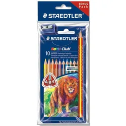 STAEDTLER Farbstift Noris Club 10 Stifte + 1 Regenbogenstift
