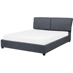 Wasserbett Stoff BELFORT 180 x 200 cm Dunkelgrau