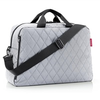 Reisenthel duffelbag M Rhombus Light Grey - stylische vielseitige Reisetasche - Handgepäckgröße