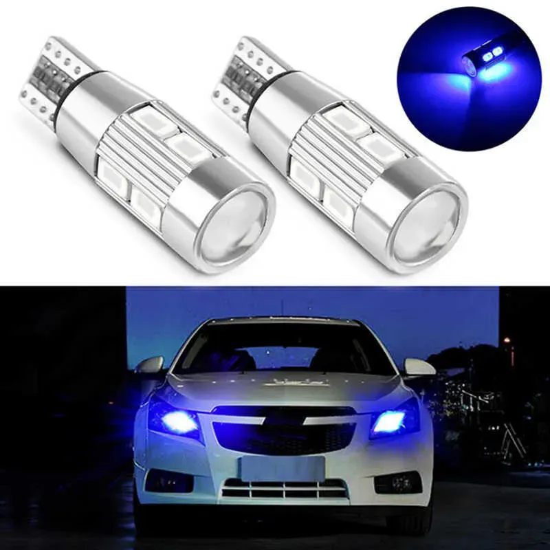 LED-Lampe für Standlicht T10 (W5W), 10 SMD, CANbus-kompatibel, 12 V, blaues Licht