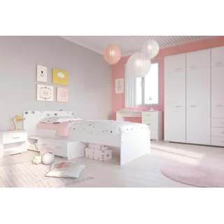 Parisot Kinderzimmer Set 4tlg "Galaxy 152" Weiß