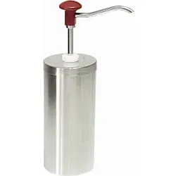 SCHNEIDER Dosierspender, rund 152420 , Maße: H 335 mm, Ø 117 mm, 1-fach, 2,25 l