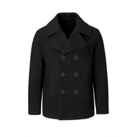 Brandit Textil Pea Mantel Black 4XL