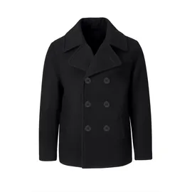 Brandit Textil Pea Mantel Black 4XL