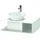 Duravit D-Neo 80x55cm, w m, 1 Fa, 1 Konsolenpl., wandhängend
