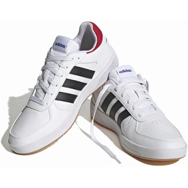 adidas COURTBEAT Sneaker, Herren 01F7 - ftwwht/cblack/betsca 40 2/3