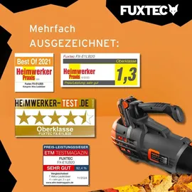 FUXTEC FX-E1LB20 inkl. 2 x 2,0 Ah + Ladegerät