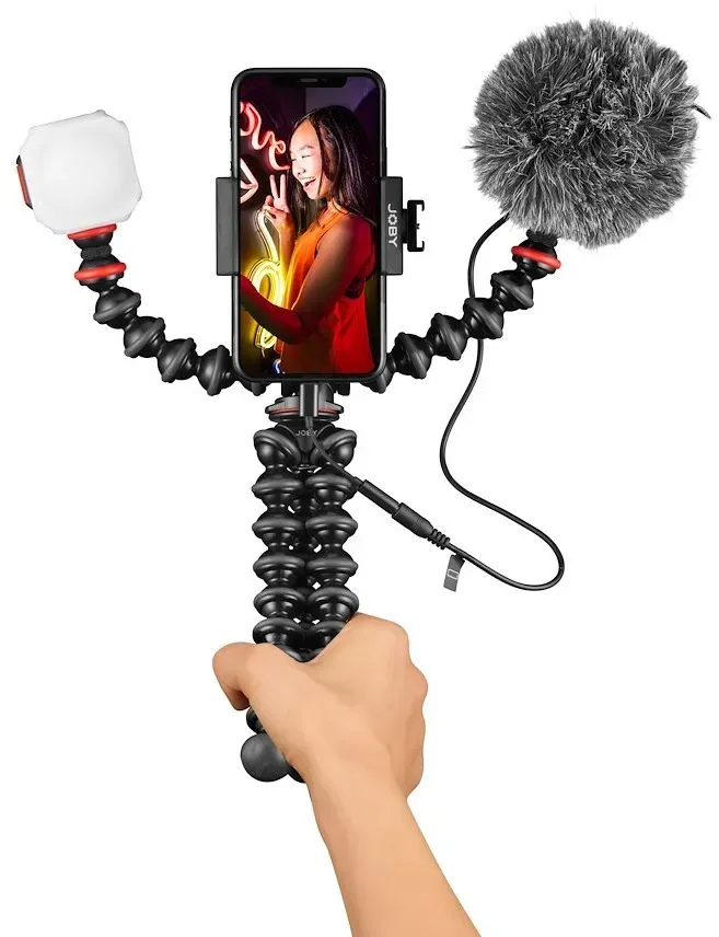 Joby JB01645-BWW Stativ Smartphone-/Digital-Kamera 3 Bein(e) Schwarz, Rot