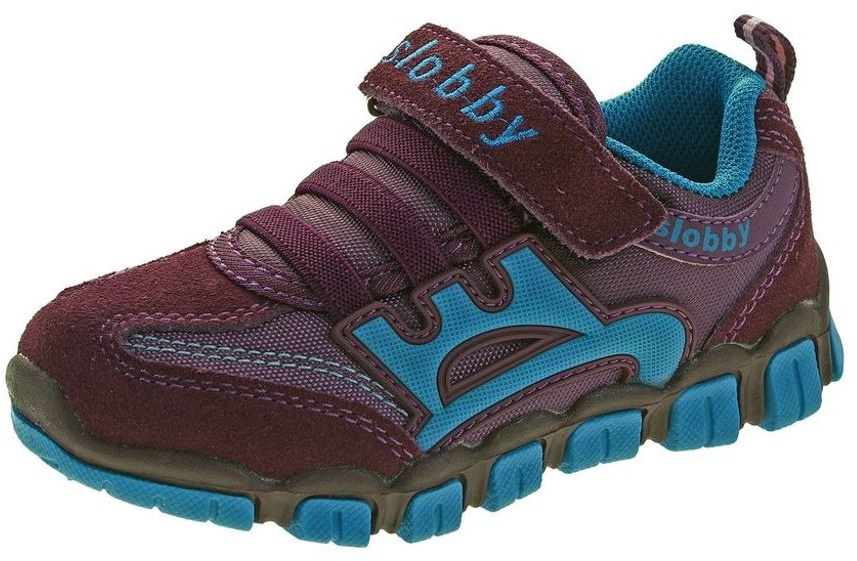 Kinder Halb Schuhe Mädchen Jungen Wild Leder bunt Sneaker Klettverschluss Turnschuhe Gr. 25 - 30, schuhe Größe:26 EU, Farbe schuhe:Violett