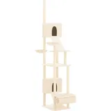 Kratzbaum Deckenhoch Creme 277-303 cm - Creme