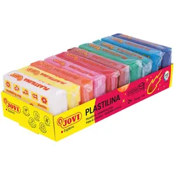 Jovi PLASTILINA, Modellierton, Gemischte Farben, Kind, 10 Stück(e), 10 Farben, 4