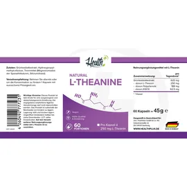 HEALTH+ L-Theanin Kapseln 60 St.