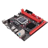 VBESTLIFE H61 Computer Motherboard, LGA1155 Socket für Core 2. 3. Gen I3 I5 I7 E3 V2 Pentium CPUs, M.2 NVME, SATA2.0, Dual DDR3 -Steckplätze 1080p Ausgang