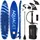 aquaget SUP Board Set 350 x 81 x 15 cm Blau